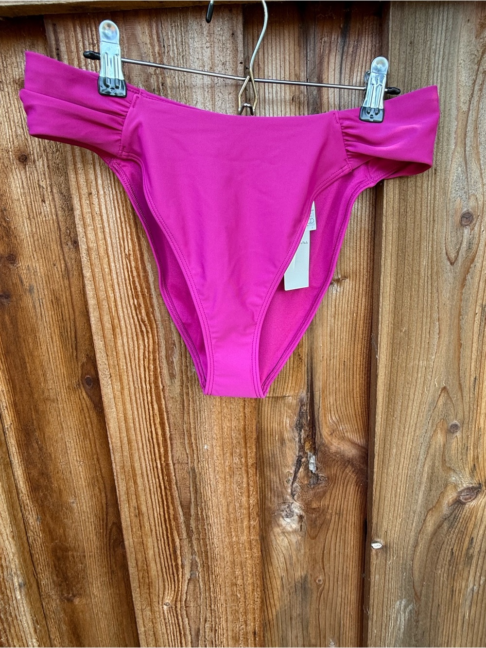 Abercrombie & Fitch Hot Pink High-Cut Bikini Bottom